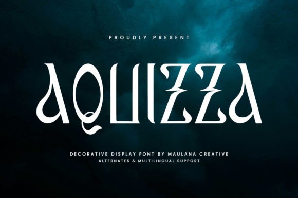 Aquizza: A Stylish Font for Business Branding