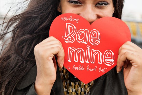 Bae Mine Font: Playful Typography for Designers