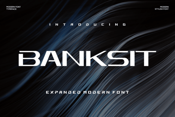 Banksit Font – Bold Display Type