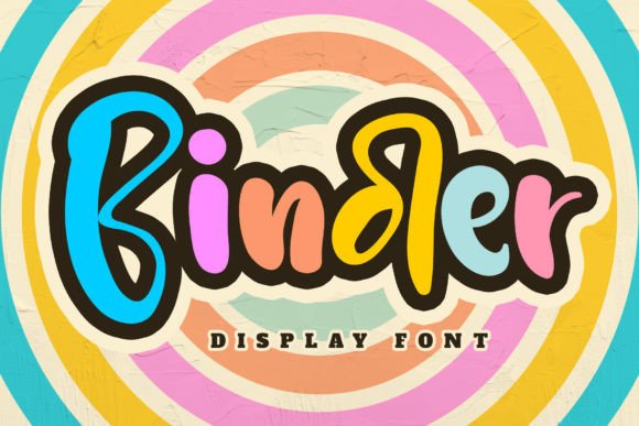 Binder: A Quirky Font for Creative Projects