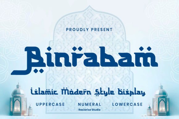 Binrabam Font for Creative Makers