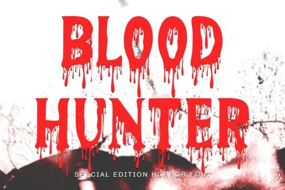 Blood Hunter Font for Bold Design