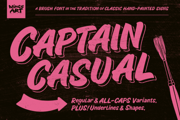 Captain Casual Font for Creative Projects