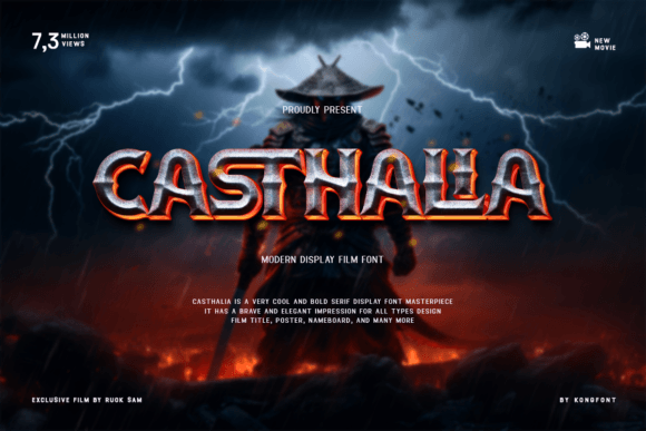 Casthalia: Bold Typography for Editorial Design