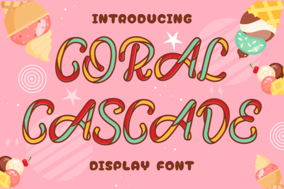 Coral Cascade Font