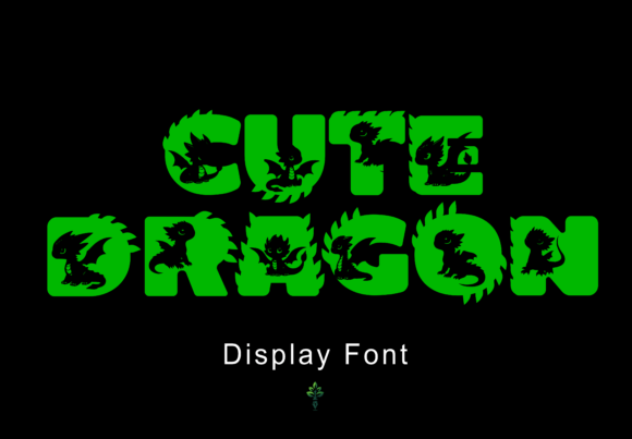 Cute Dragon Font for Business Branding