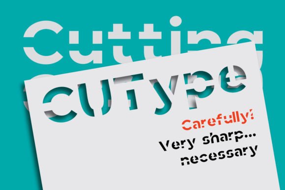 Cutype: A Bold Font for Creative Makers