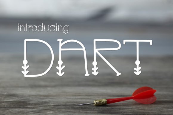 Dart Font for Business Branding