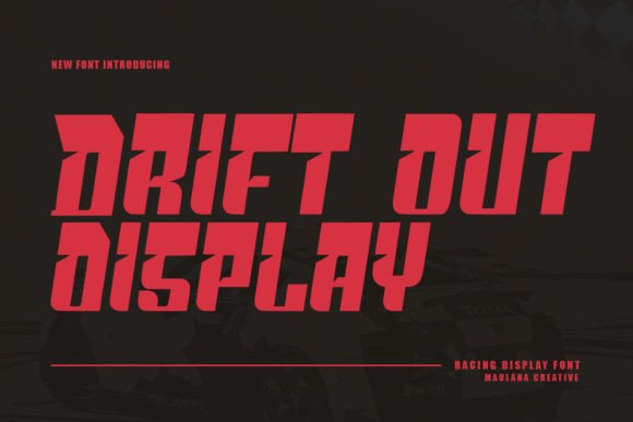Drift Out Font for Creative Projects