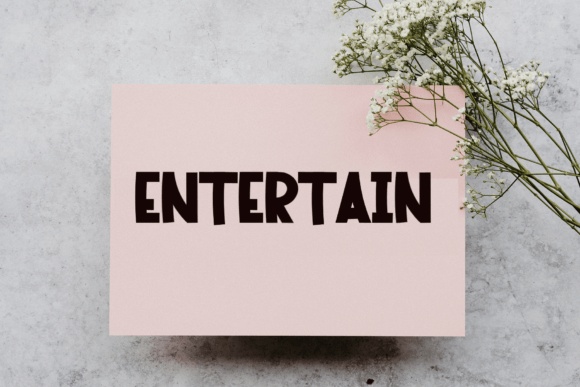 Entertain Font Review