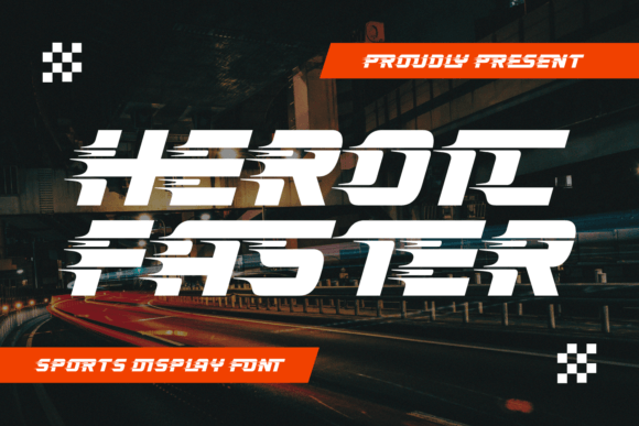 Heroic Faster Font for Bold Branding