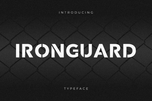 Ironguard Font for Editorial Design