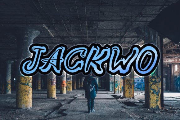 Jackwo Font: Bold Graffiti Style