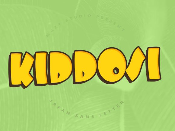 Kiddosi: A Sweet Display Font for Creative Projects