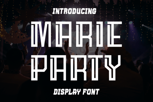 Marie Party Font for Bold Branding