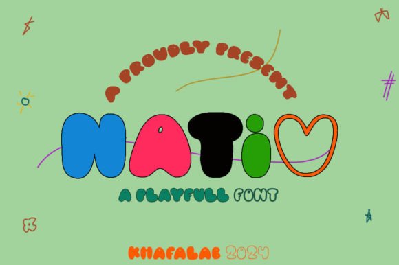 Nativ: A Whimsical Display Font