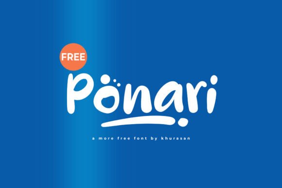 Ponari Font for Creative Design
