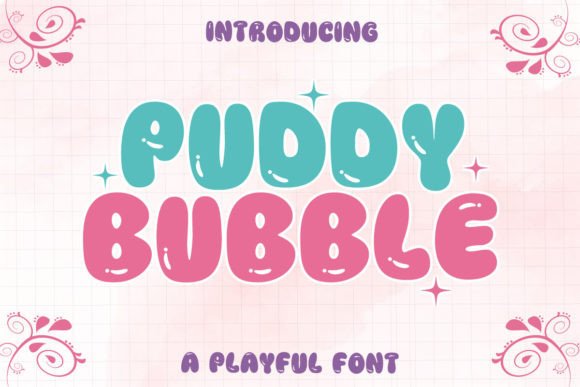 Puddy Bubble Font for Playful Campaigns