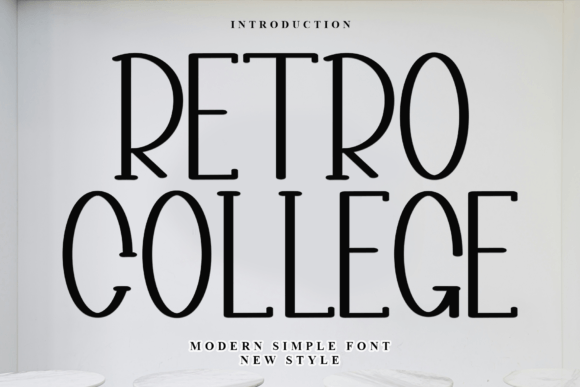 Retro College Font Review