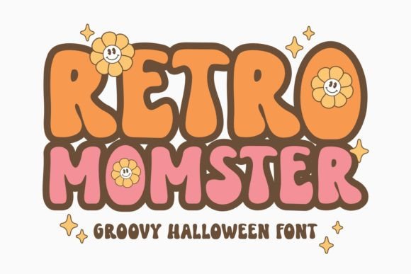Retro Momster Font for Creative Brands