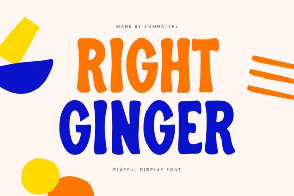 Right Ginger Font for Bold Branding