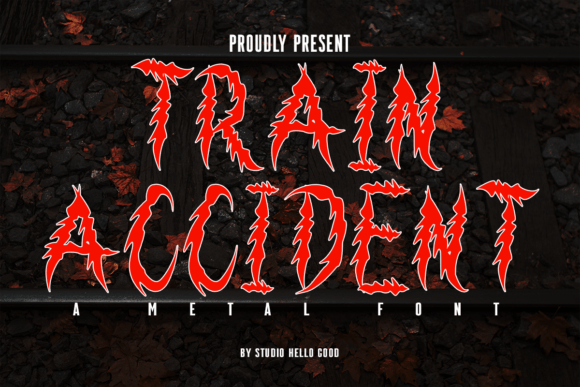 Train Accident Font