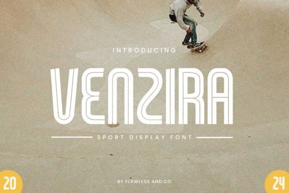 Venzira: A Bold Font for Dynamic Design