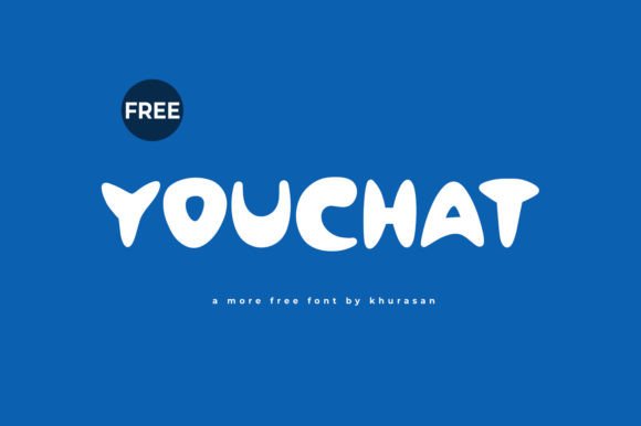 Youchat: A Cute Display Font for Modern Design